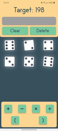 Dice Target - A brain game - Screenshot 2