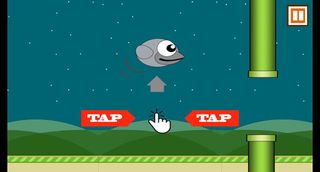 Flappy Night Bird - Screenshot 2