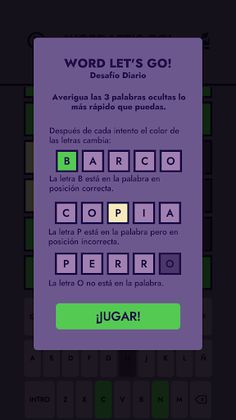Word Let's Go - Desafío diario - Screenshot 2