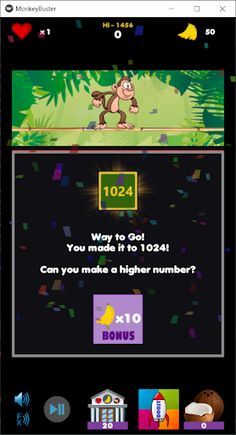 2048 Monkey Buster - Screenshot 2
