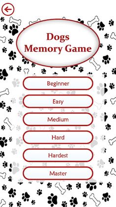 Dogs Memory Game - Screenshot 2