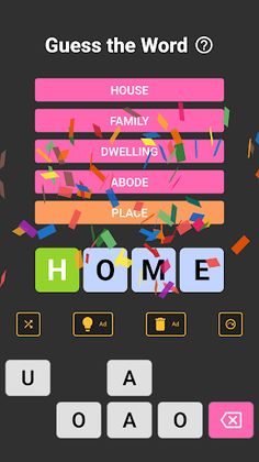 Word Find with Clues - Screenshot 2
