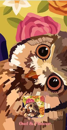 Owl & Flower:Color Master Colo - Screenshot 2