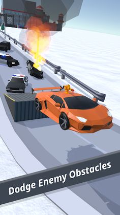 Battle Car - Police Escape - Screenshot 2