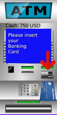 ATM Cash Machine Simulator - Screenshot 1