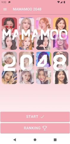 MAMAMOO 2048 Game - Screenshot 1