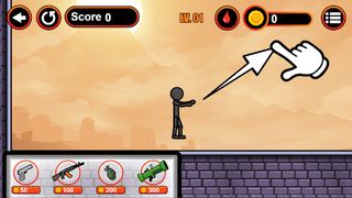Crazy Stickman Physics - Screenshot 2