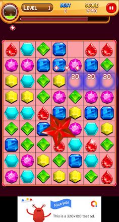 Shiny Jewel Match 3 - Screenshot 2