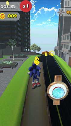 Blue Hedgehog Dash Runner - Screenshot 2