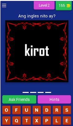 Tagalog to English Quiz Game - Screenshot 1