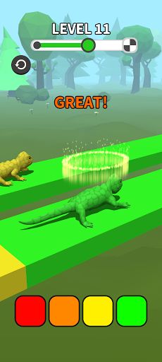 Chameleon Race 3D - Screenshot 2