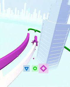 Geometry Rails 3D:Shape to Run - Screenshot 2