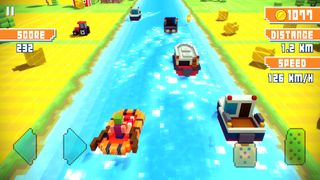 Blocky Highway: Traffic Racing - Screenshot 2