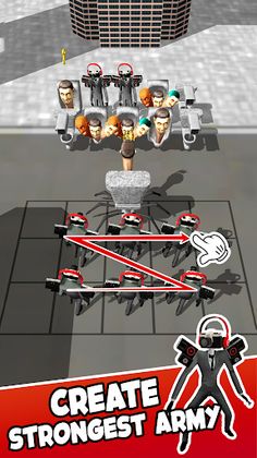 Merge Toilet Battle Monster - Screenshot 3