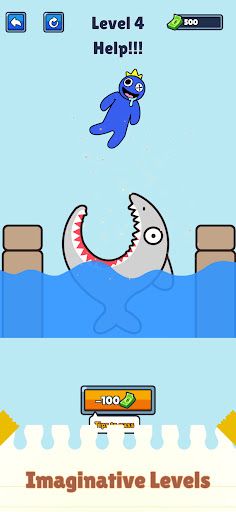 Rainbow Friends - Draw To Save - Screenshot 1