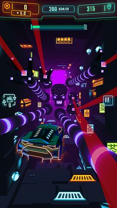Neon Flytron: Cyberpunk Flight - Screenshot 3