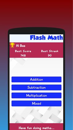 Flash Math - Screenshot 1