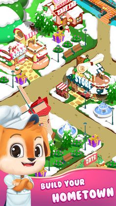 Cake Crush Link Match 3 Puzzle - Screenshot 1