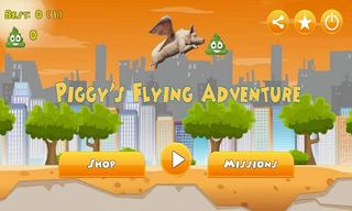 Piggy Flying Adventure - Screenshot 1