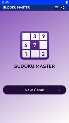 Sudoku Master - Screenshot 1