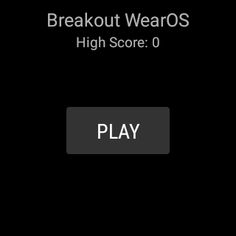 Breakout for WearOS - Screenshot 1