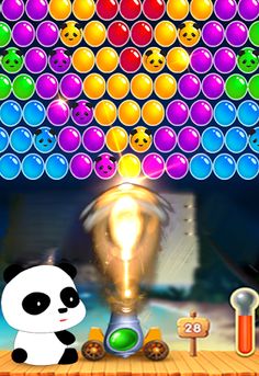 Panda 3D Bubble Shooter Game - Screenshot 2