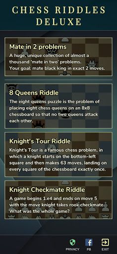 Chess Riddles Deluxe - Screenshot 1