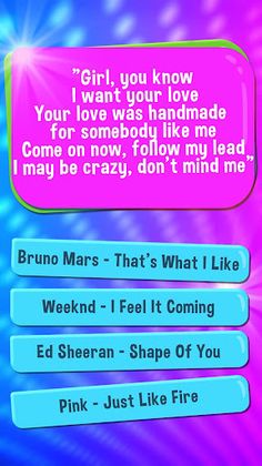 Guess The Song Pop Songs Quiz - Screenshot 3