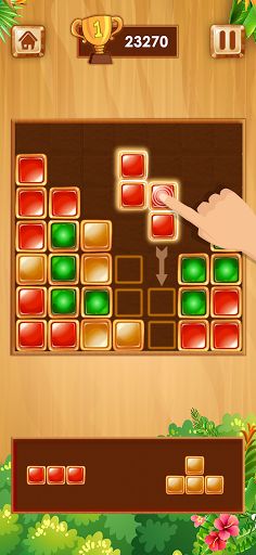 Wooden block Puzzle – puzzle g - Screenshot 4