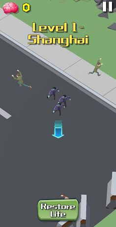 Zombie Crowd: City Runner War - Screenshot 1