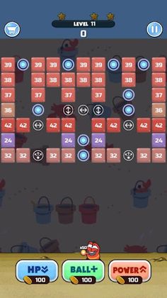 Larva Bricks Breaker - Screenshot 3