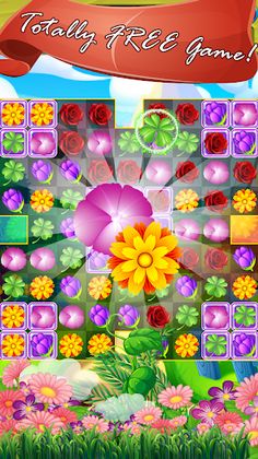 Blossom Crush Match 3 - Blosso - Screenshot 1