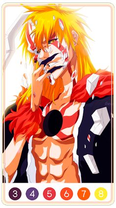 Bleach Paint by Number - Screenshot 2