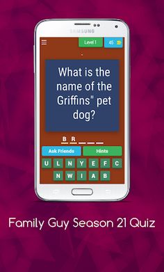 Family Guy Season 21 Quiz - Screenshot 1