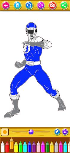 Rangers Hero Coloring Power g - Screenshot 3