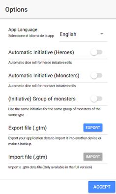 D&D Tool - Initiative Tracker - Screenshot 2