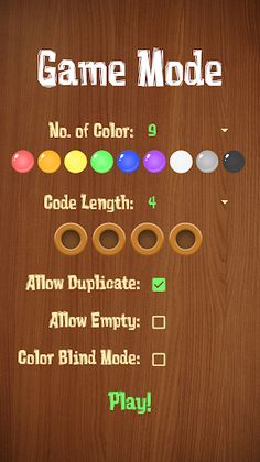 Mastermind - Code breaker (Col - Screenshot 2