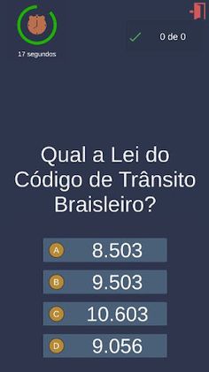 Quizz de Trânsito - Screenshot 2