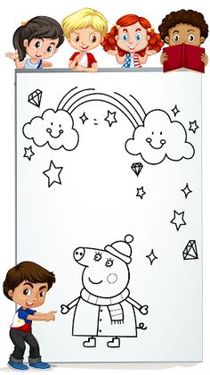 The pig coloring pepp - Screenshot 2