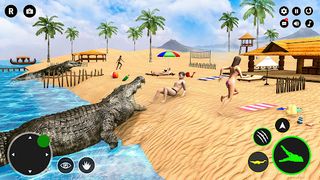 Crocodile Animal Sim Games 3D - Screenshot 2