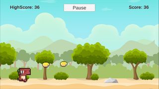 Dino Runner : Hungry for Chees - Screenshot 1