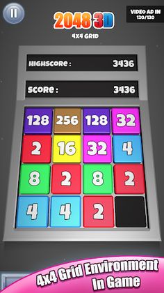 2048 3D: Merge 2048 3D Cube - Screenshot 2