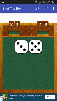 Shut The Box - Screenshot 2