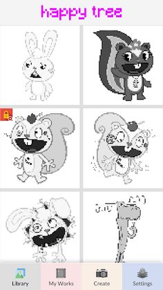 Happy Tree Pixel Art - Screenshot 3