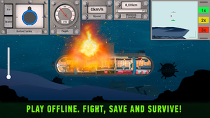 Submarine War: Submarine Games - Screenshot 1
