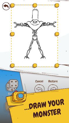 Draw Your Monster - Idle RPG - Screenshot 1