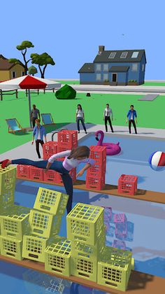 Crate Milk Challenge 3D - Screenshot 3