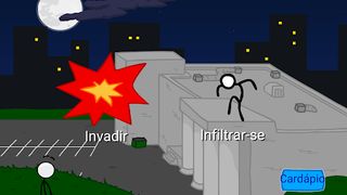 Stickmin stealing the diamond - Screenshot 1