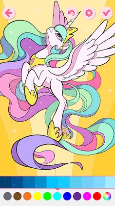 My Little Unicorn Coloring - Screenshot 2