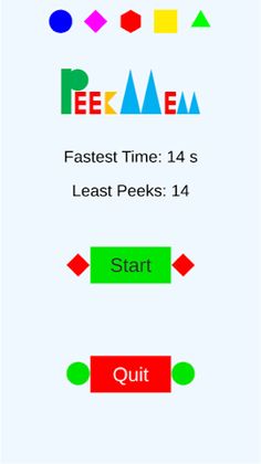 Peek Memory - Screenshot 1